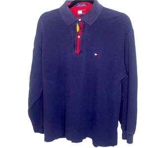 Tommy Hilfigure Vintage Long Sleeve Polo Medium Men’s